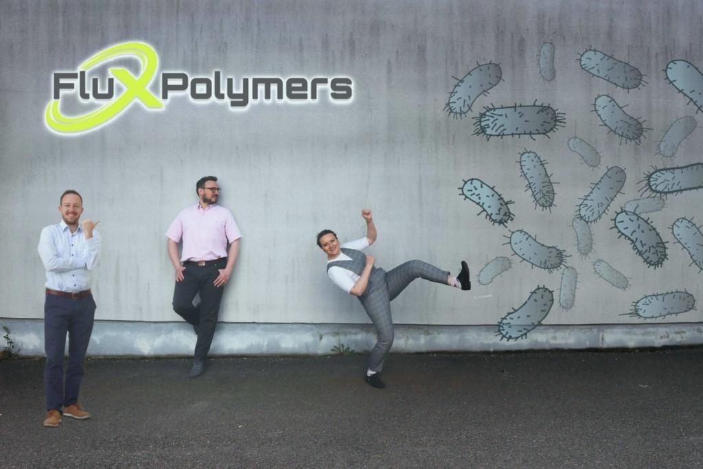 Team members of Flux Polymers