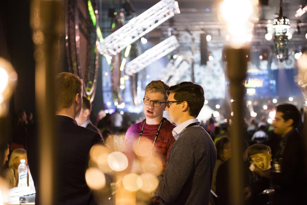 Startup entrepreneurs at Slush.