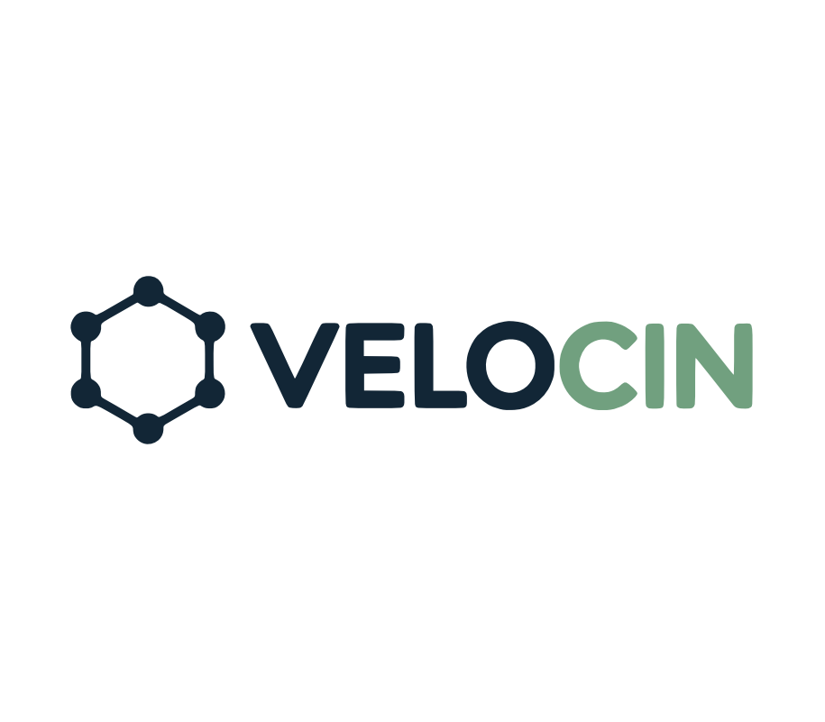Velocin logo.